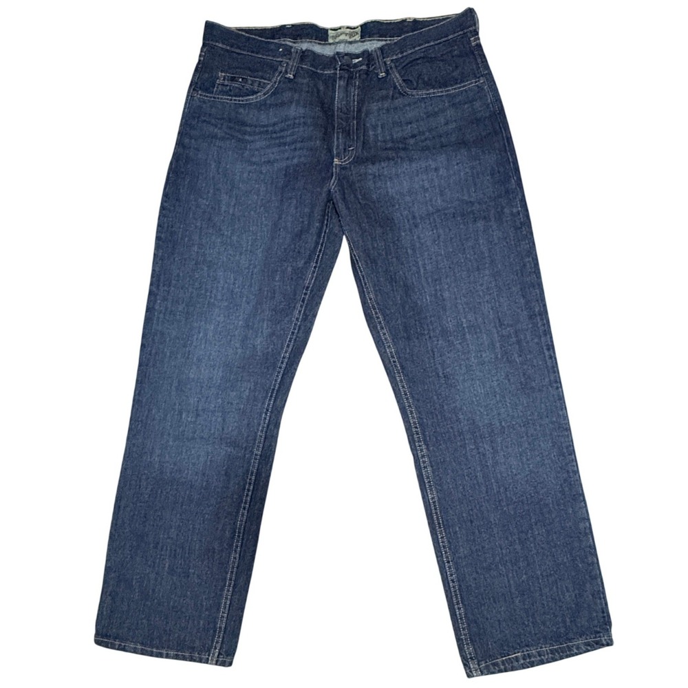 Wrangler Jeans Mens 34x30 Blue 20X No. 33 Extreme Relaxed Fit Straight Leg Denim